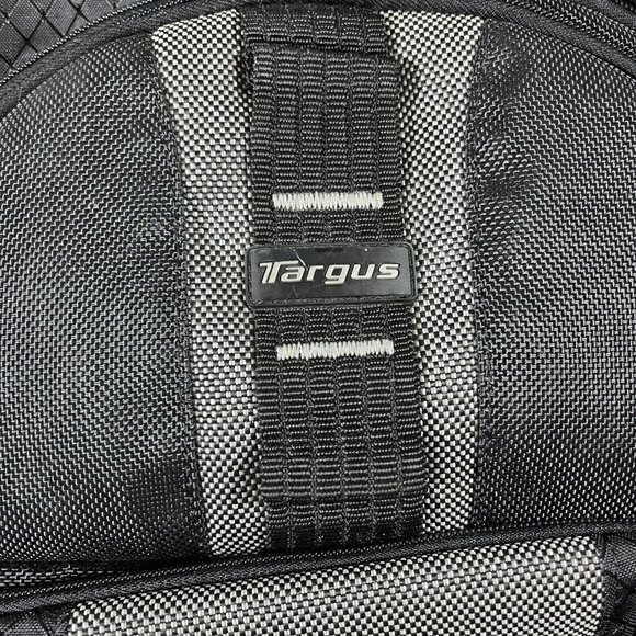 TARGUS Laptop Backpack Book bag Travel School Go Bag Straps Black Full Zip - Picture 2 of 10